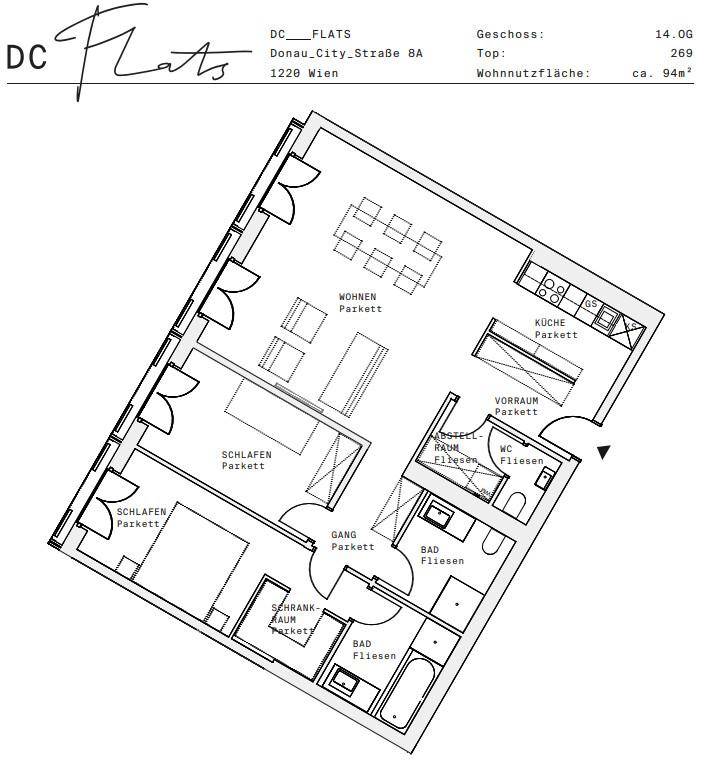 Plan_1220, Donau City S 8A_OG14_TOP 269