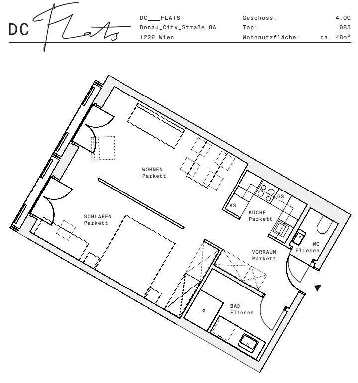Plan_1220, Donau City S 8A_OG04_TOP 085