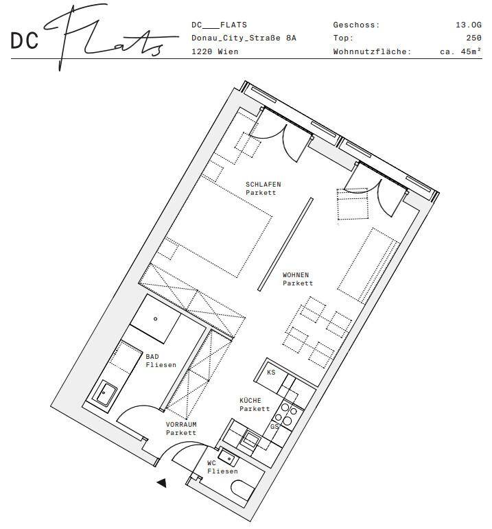 Plan_1220, Donau City S 8A_OG13_TOP 250