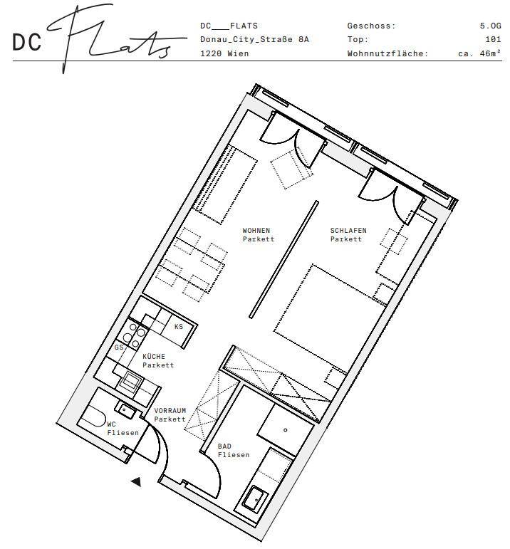 Plan_1220, Donau City S 8A_OG05_TOP 101