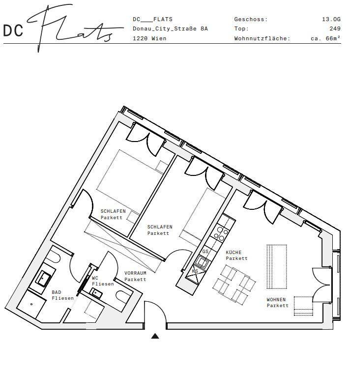 Plan_1220, Donau City S 8A_OG13_TOP 249