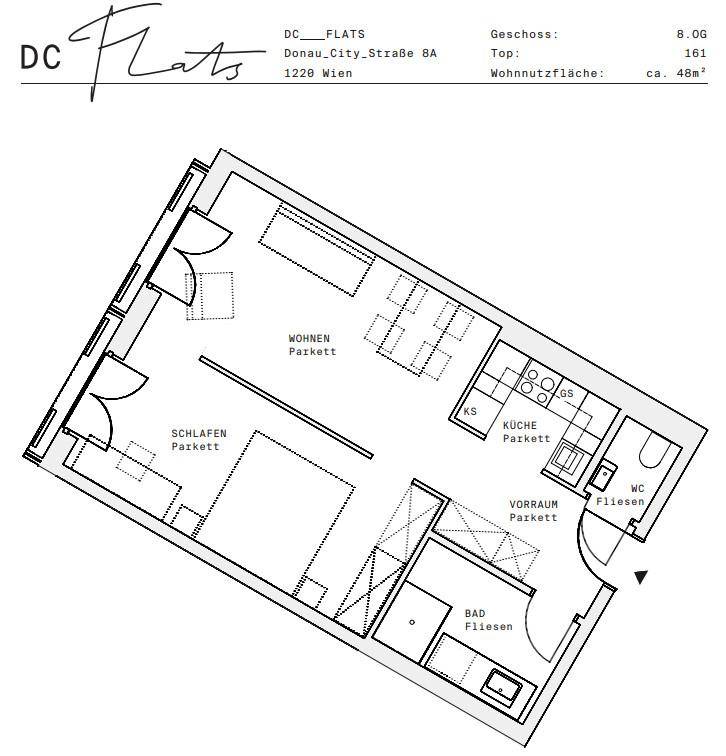 Plan_1220, Donau City S 8A_OG08_TOP 161