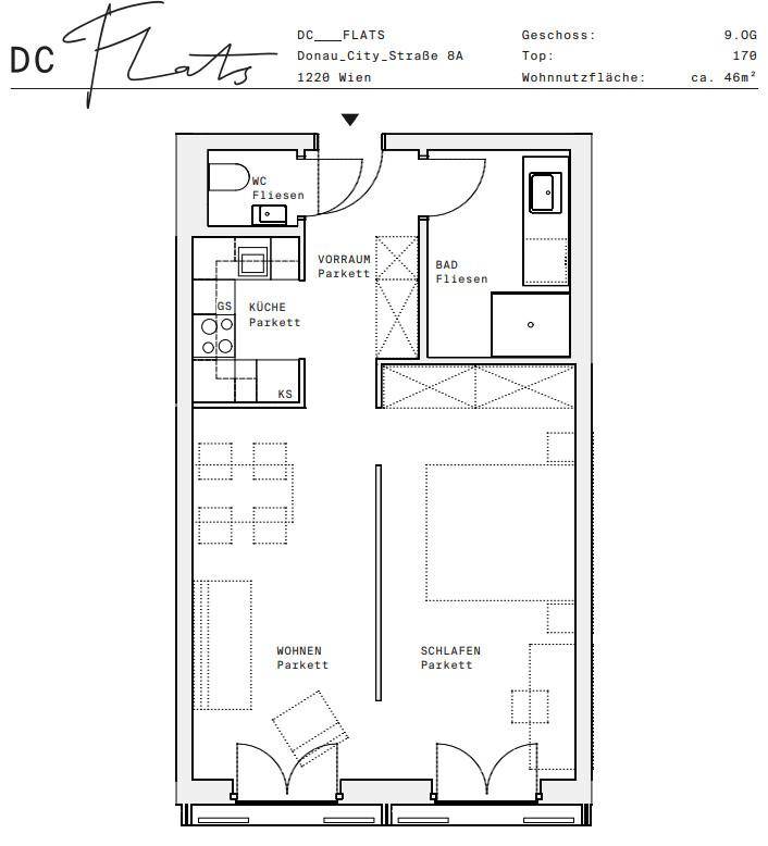 Plan_1220, Donau City S 8A_OG09_TOP 170