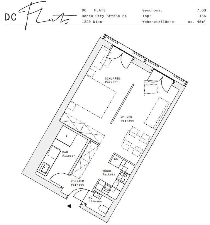 Plan_1220, Donau City S 8A_OG07_TOP 136