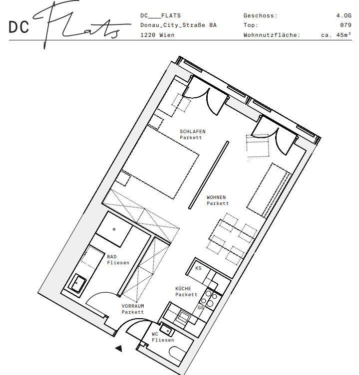 Plan_1220, Donau City S 8A_OG04_TOP 079