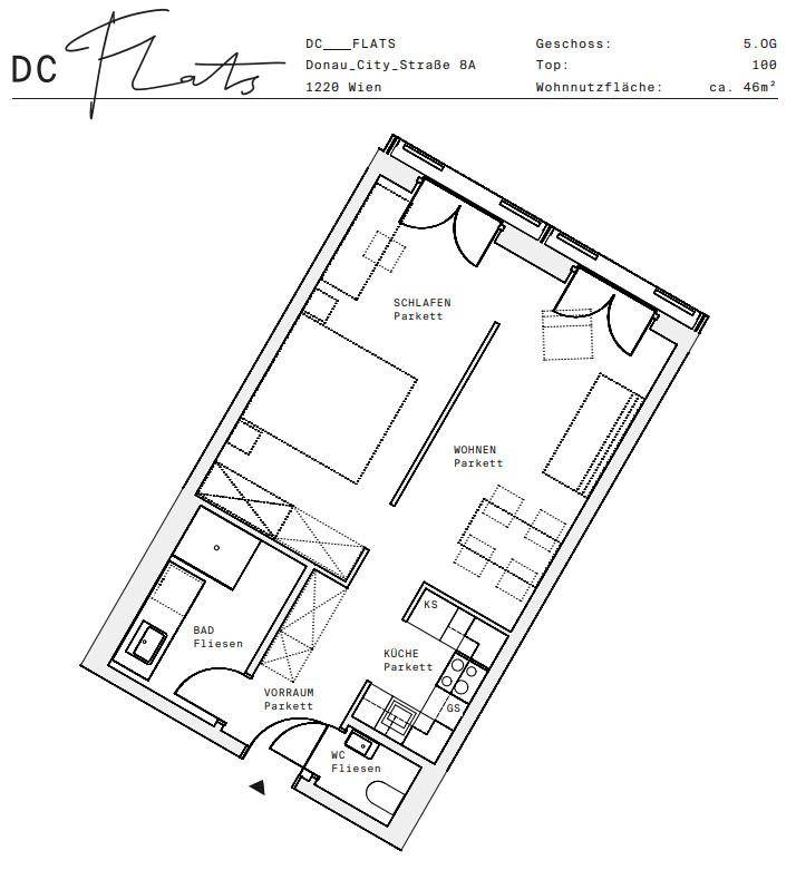 Plan_1220, Donau City S 8A_OG05_TOP 100