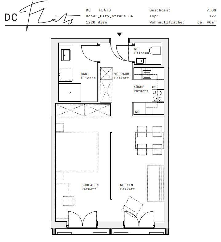 Plan_1220, Donau City S 8A_OG07_TOP 127