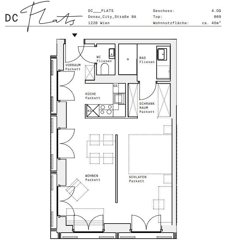 Plan_1220, Donau City S 8A_OG04_TOP 069