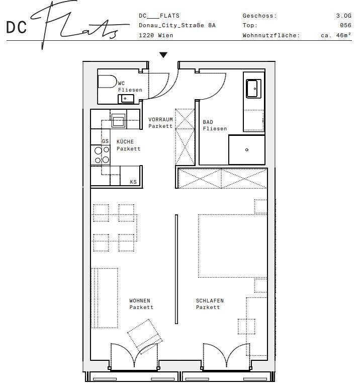 Plan_1220, Donau City S 8A_OG03_TOP 056