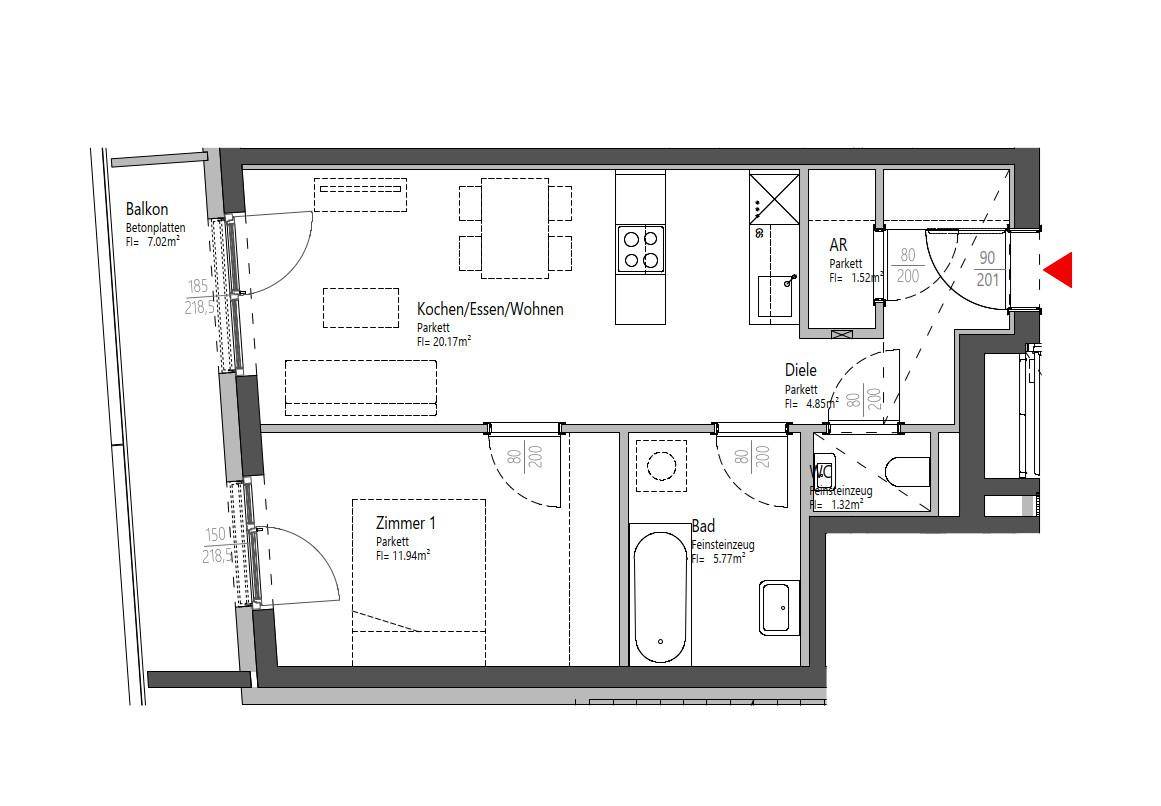 Grundrissplan