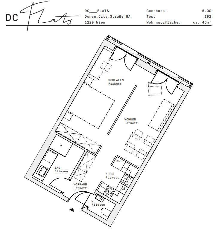Plan_1220, Donau City S 8A_OG05_TOP 102