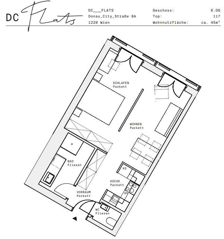 Plan_1220, Donau City S 8A_OG06_TOP 117
