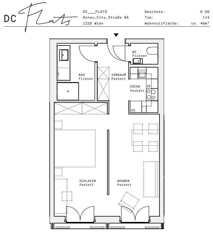 Plan_1220, Donau City S 8A_OG06_TOP 114