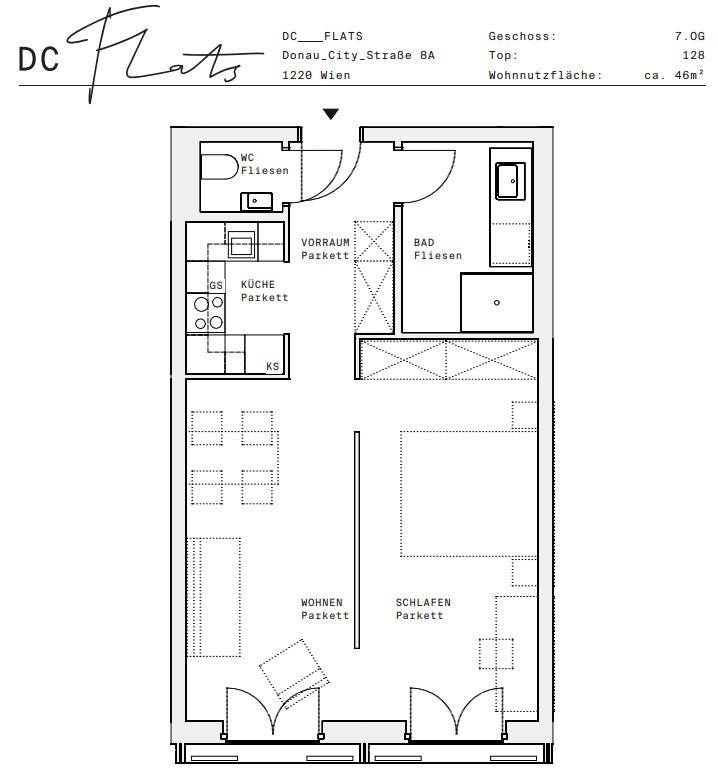 Plan_1220, Donau City S 8A_OG07_TOP 128