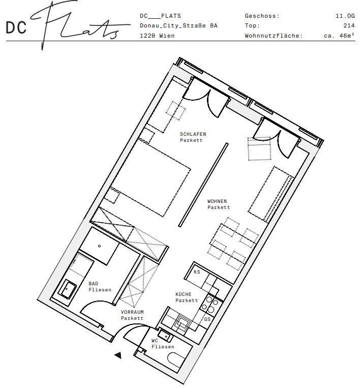 Plan_1220, Donau City S 8A_OG11_TOP 214