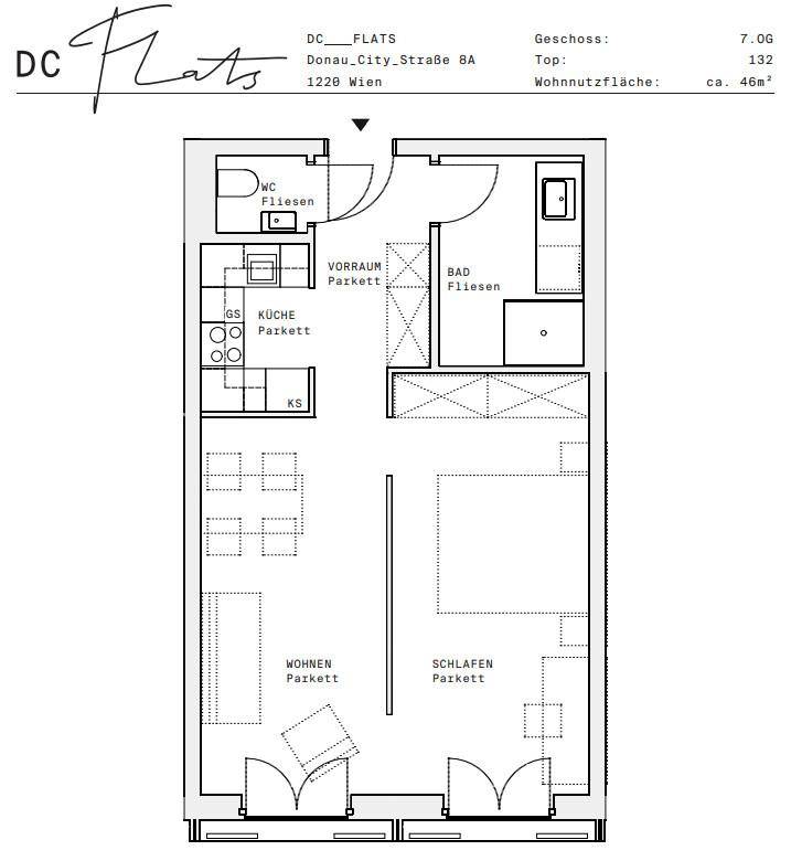 Plan_1220, Donau City S 8A_OG07_TOP 132