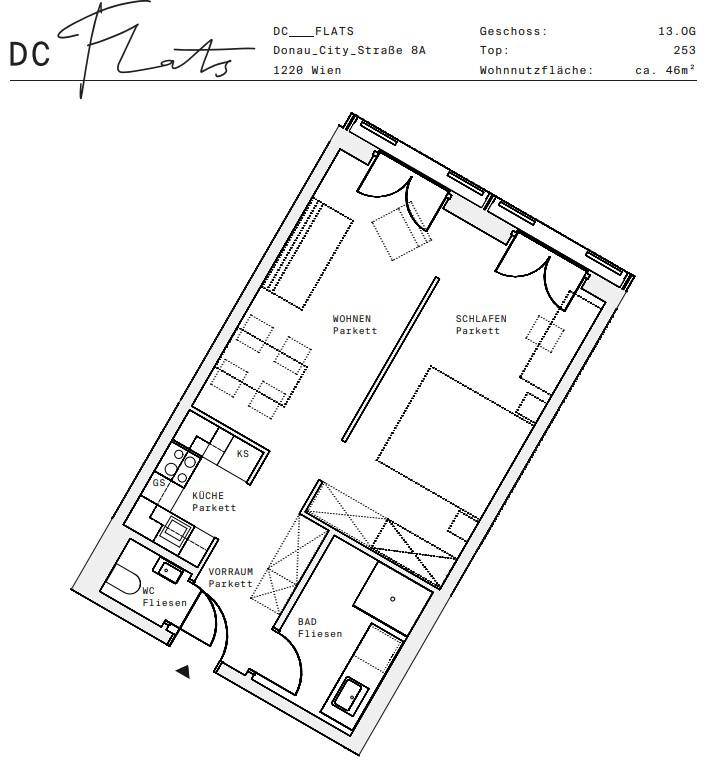 Plan_1220, Donau City S 8A_OG13_TOP 253