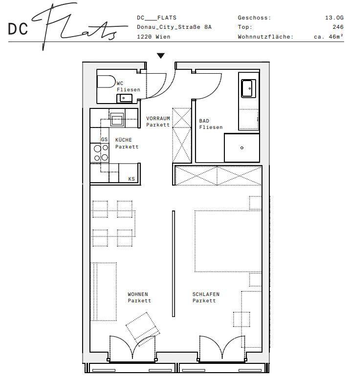 Plan_1220, Donau City S 8A_OG13_TOP 246
