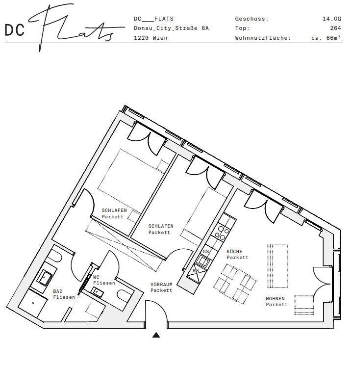 Plan_1220, Donau City S 8A_OG14_TOP 264