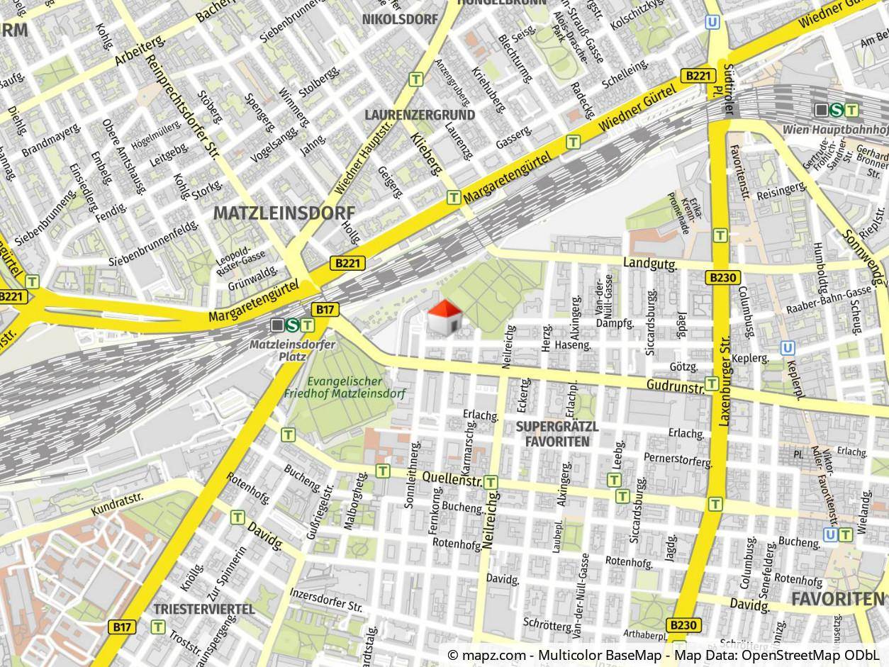 Geolyzer Kartenausschnitt