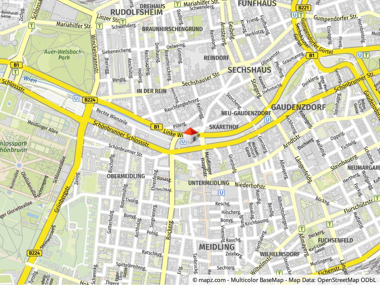 Geolyzer Kartenausschnitt