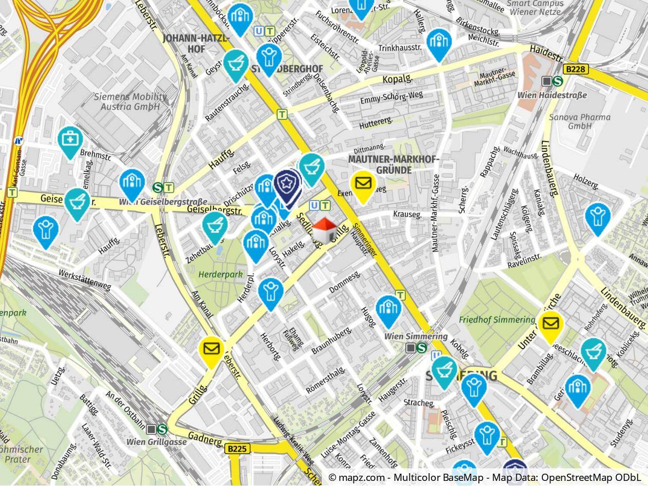 Geolyzer Kartenausschnitt