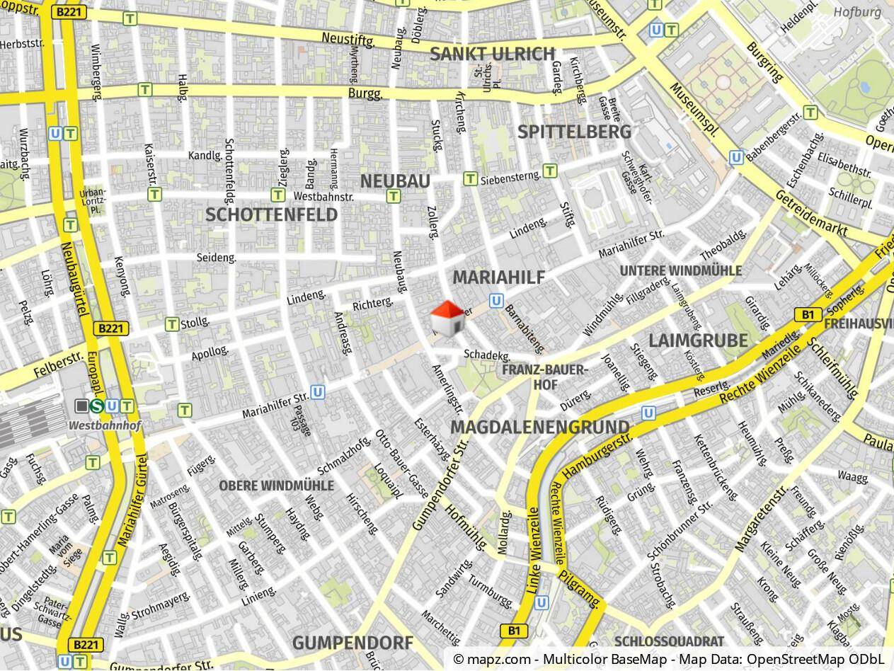 Geolyzer Kartenausschnitt