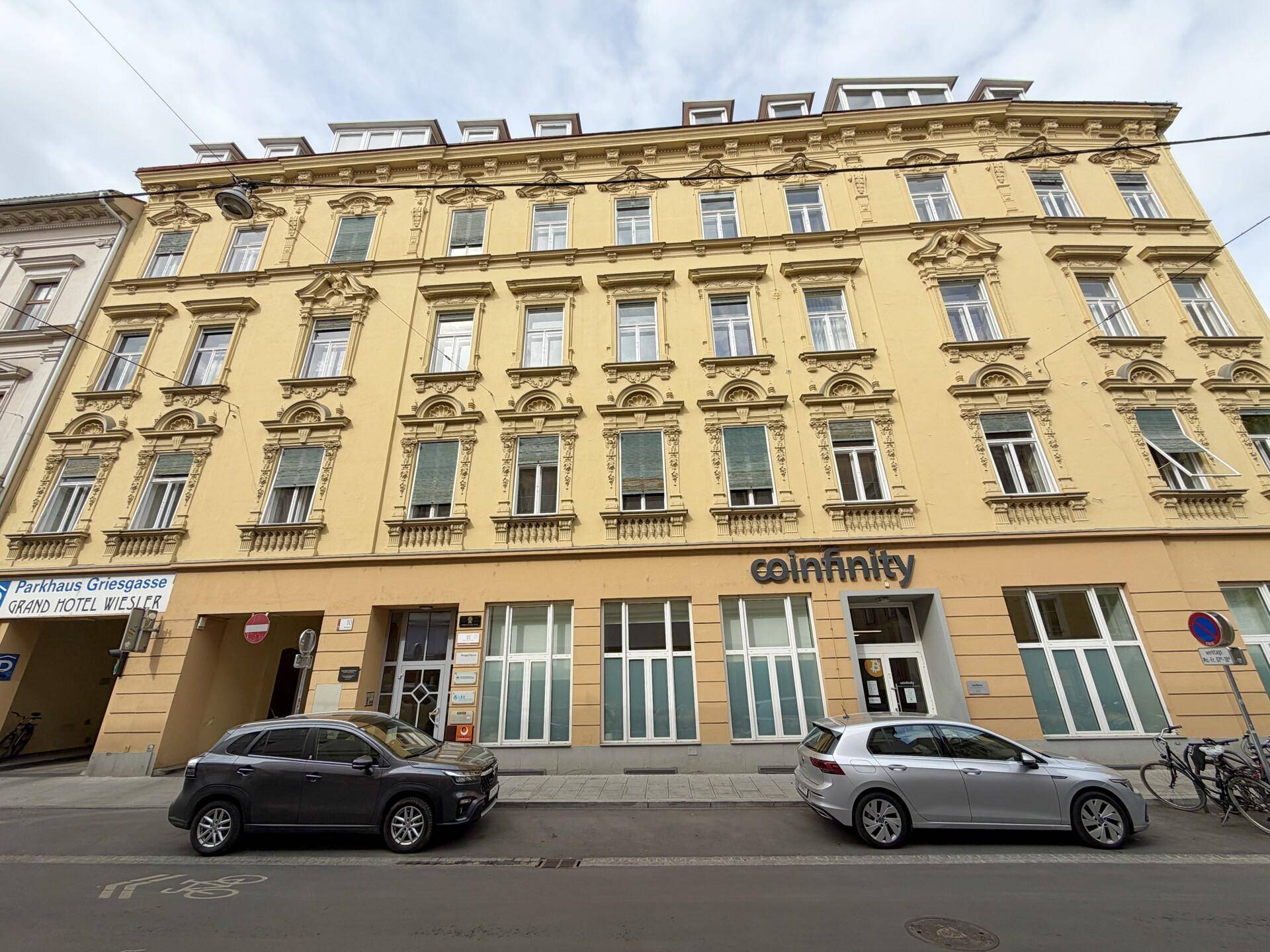 Altbau-Büro - in der Nähe des Kunsthauses Graz - zu mieten! - Ansicht 2
