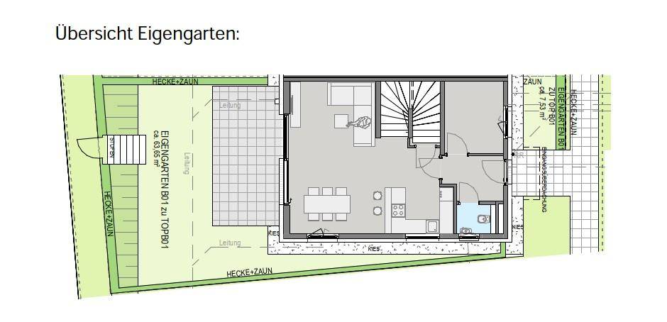 Modernes Reihenhaus in Bestlage Graz-Waltendorf: Garten, Terrasse &amp; Provisionsfrei! - Ansicht 3