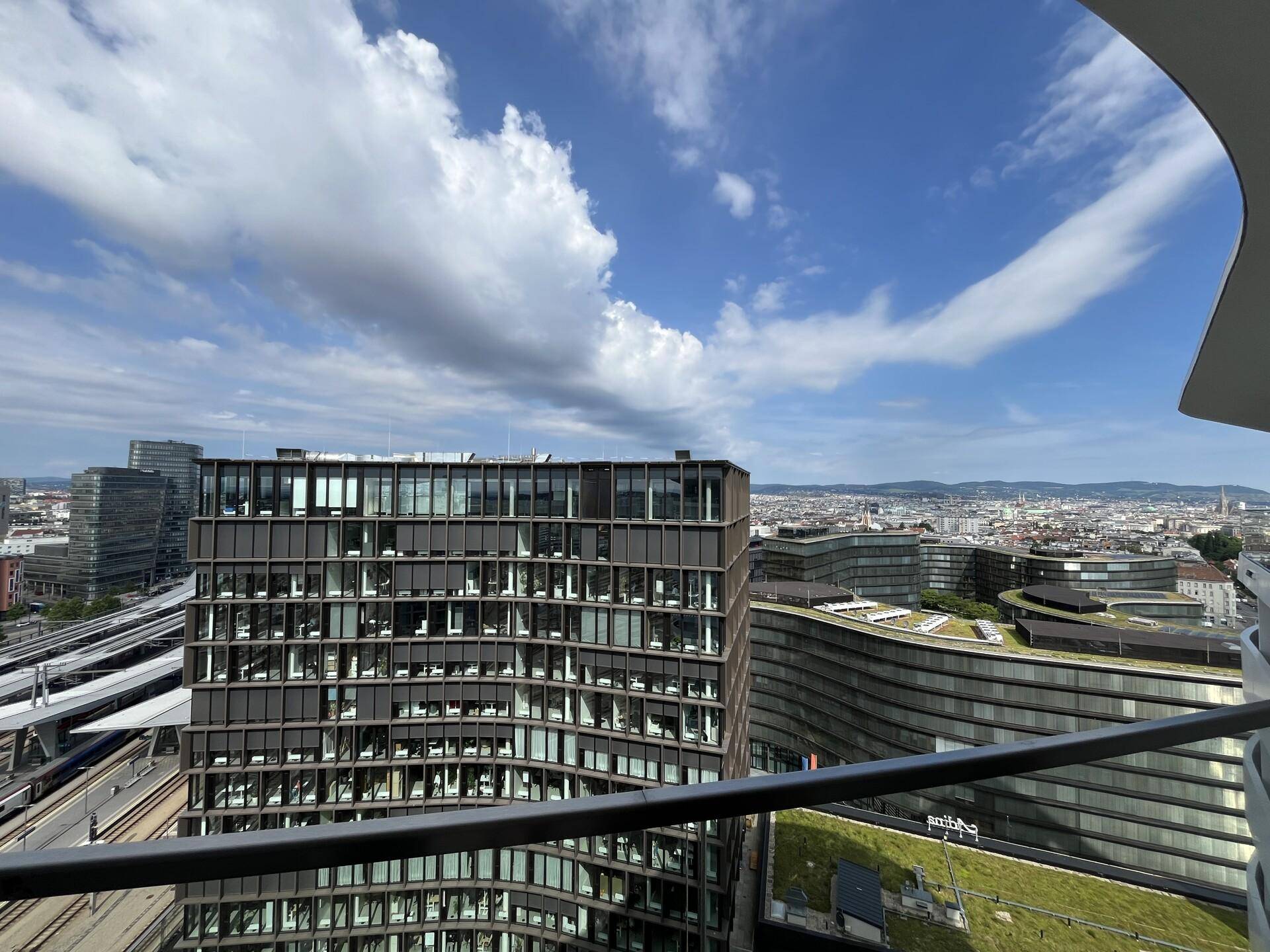 Wohnen im BelView: 2-Zimmer-Wohung im DG - 18. OG - mit großer Freifläche - zu mieten in 1100 Wien – pohled 5