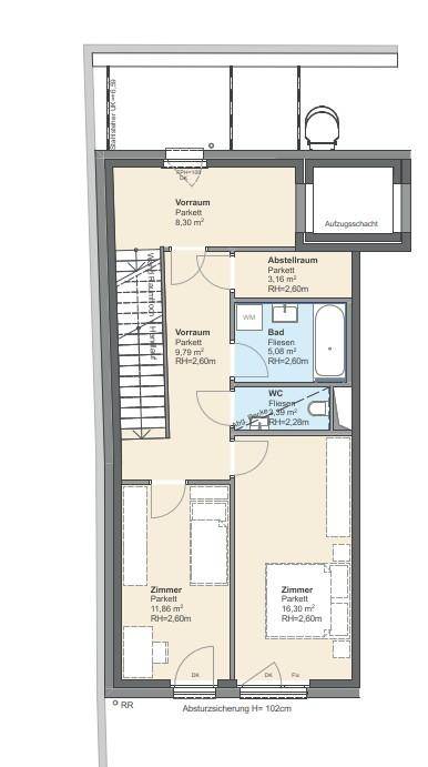 PLAN_Maisonette_Top 1_OG