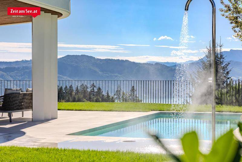 Heiße Outdoor-Dusche
