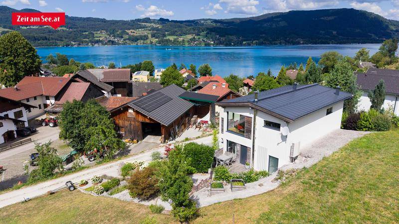 Einfamilienhaus mit Seeblick über dem Attersee! - Ansicht 2