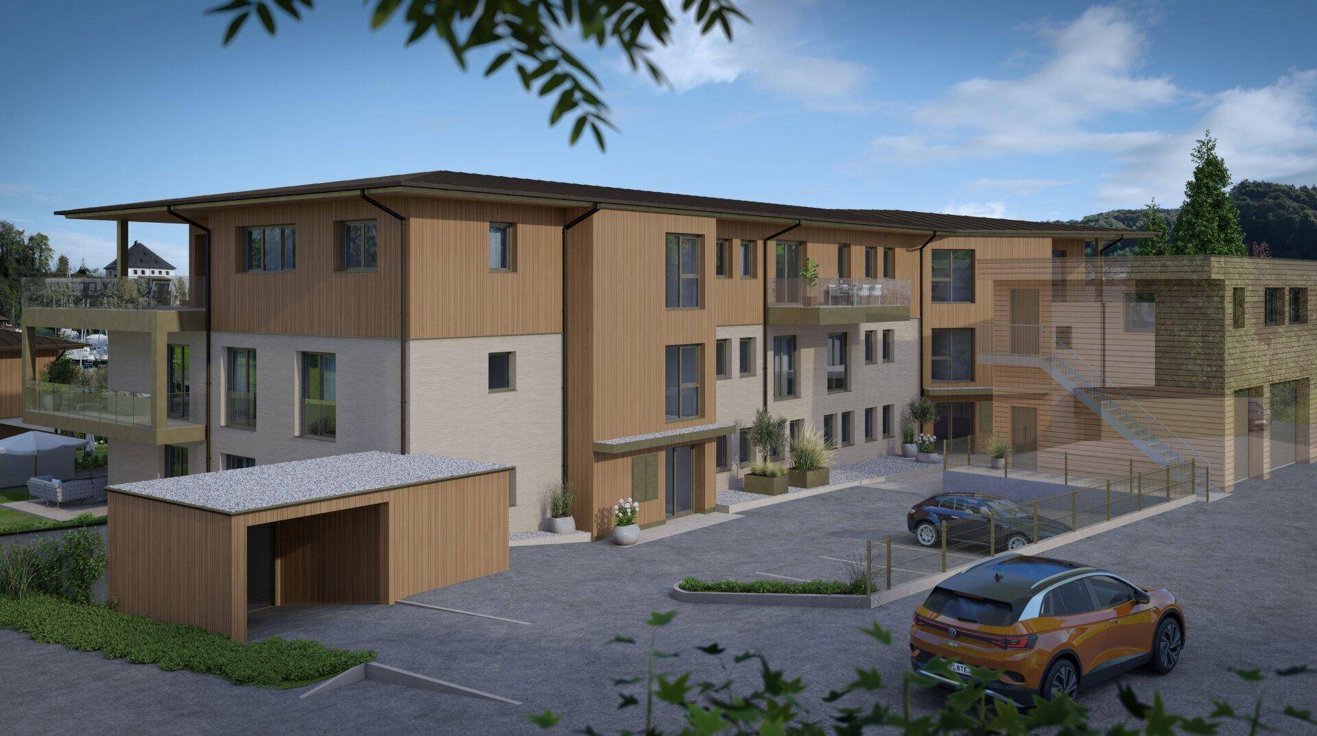 Mit Seezugang am Mattsee: 3-Zimmer Gartenwohnung mit Terrasse – pohled 4