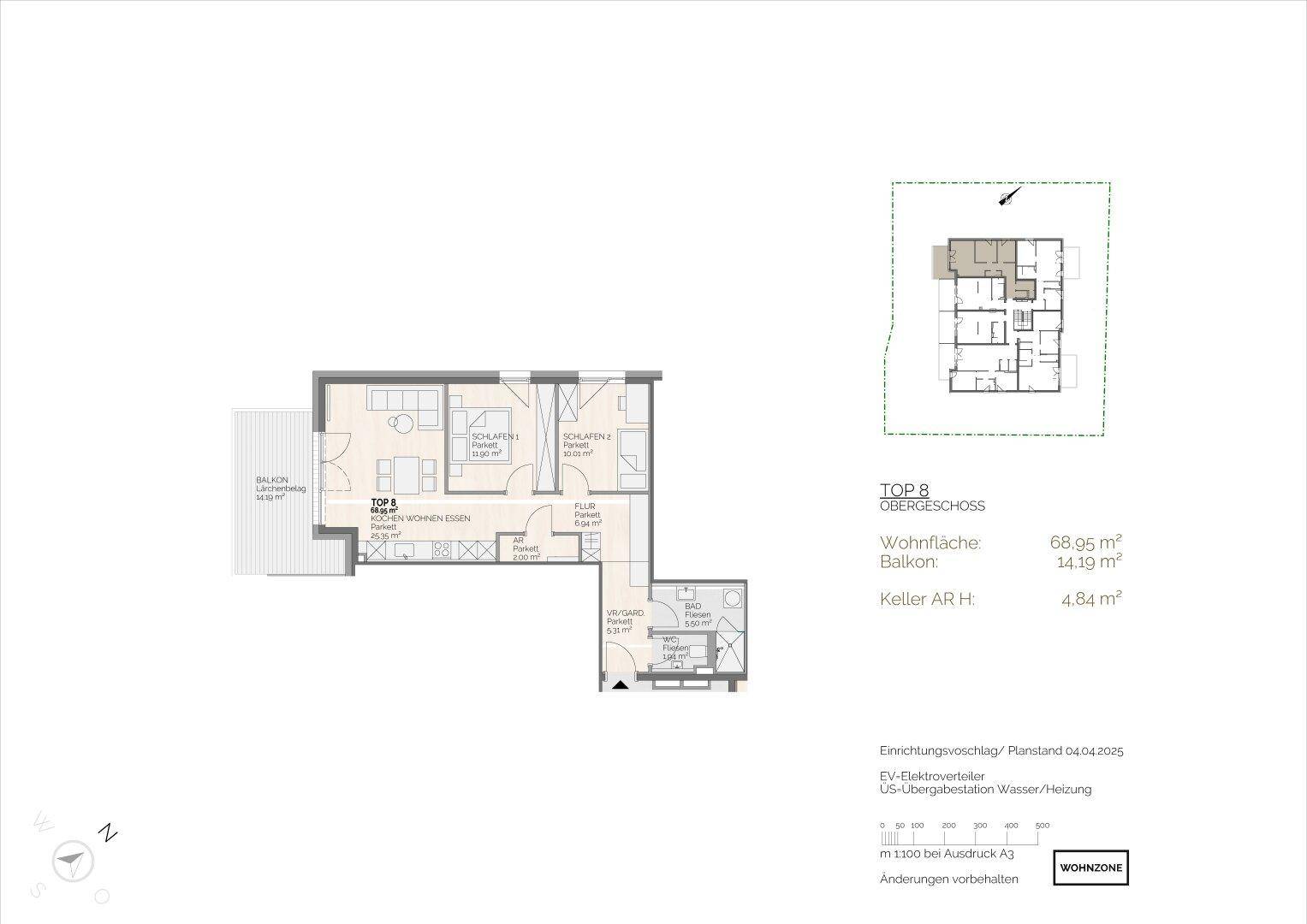 Moderne 3-Zimmer-Wohnung mit Balkon in Ried im Innkreis – Ihr Erstbezug zum Top-Preis! - Ansicht 4