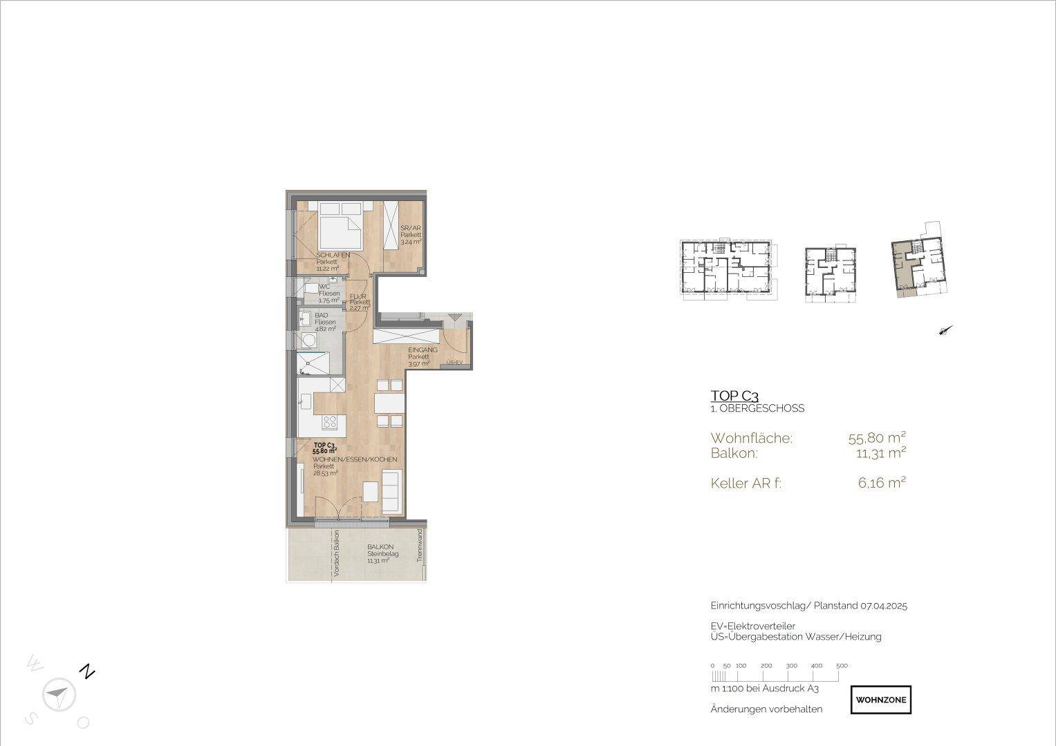 Erstbezug in Faak am See: Charmante 2-Zimmer-Wohnung mit Terrasse - Ansicht 3