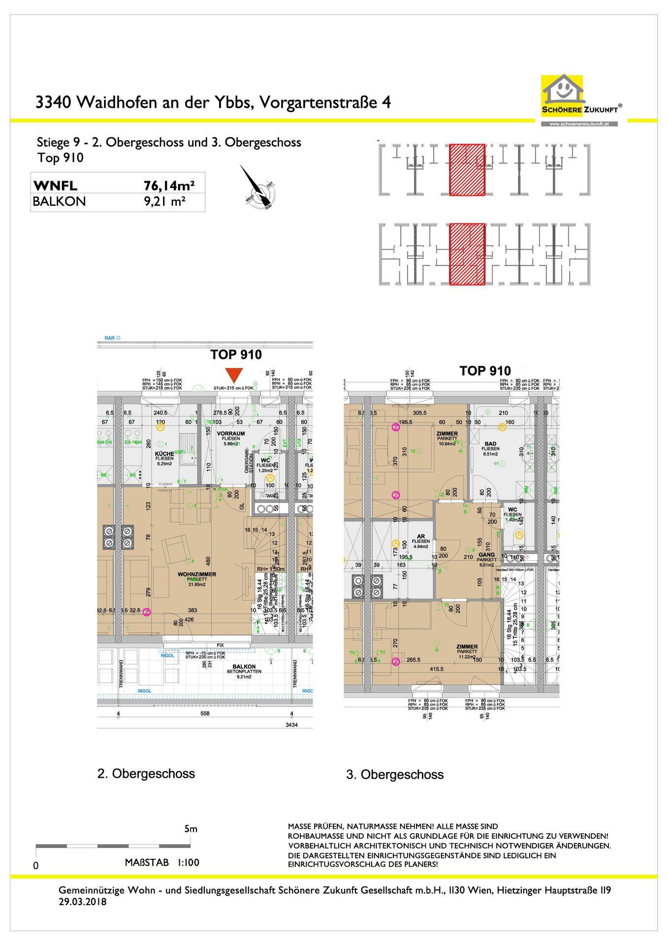 Maisonettewohnung mit 3 Zimmern und Balkon! - Ansicht 5