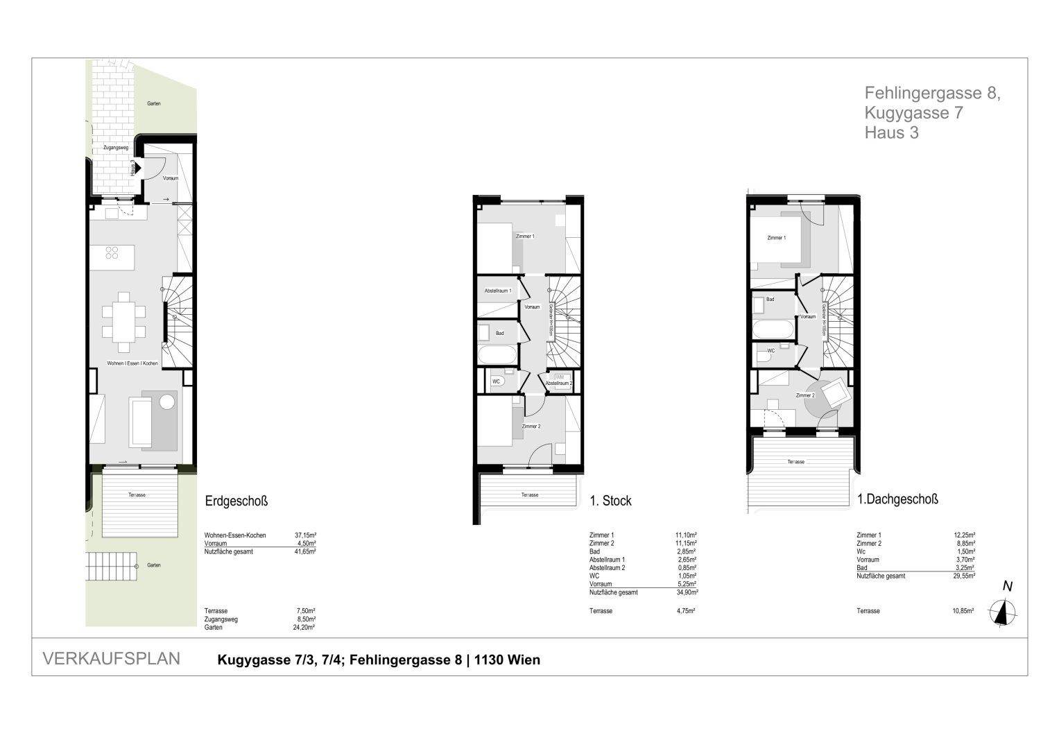 Verkaufsplan Haus 3