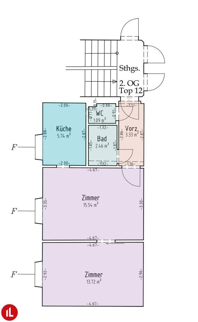 Grundriss Wohnung