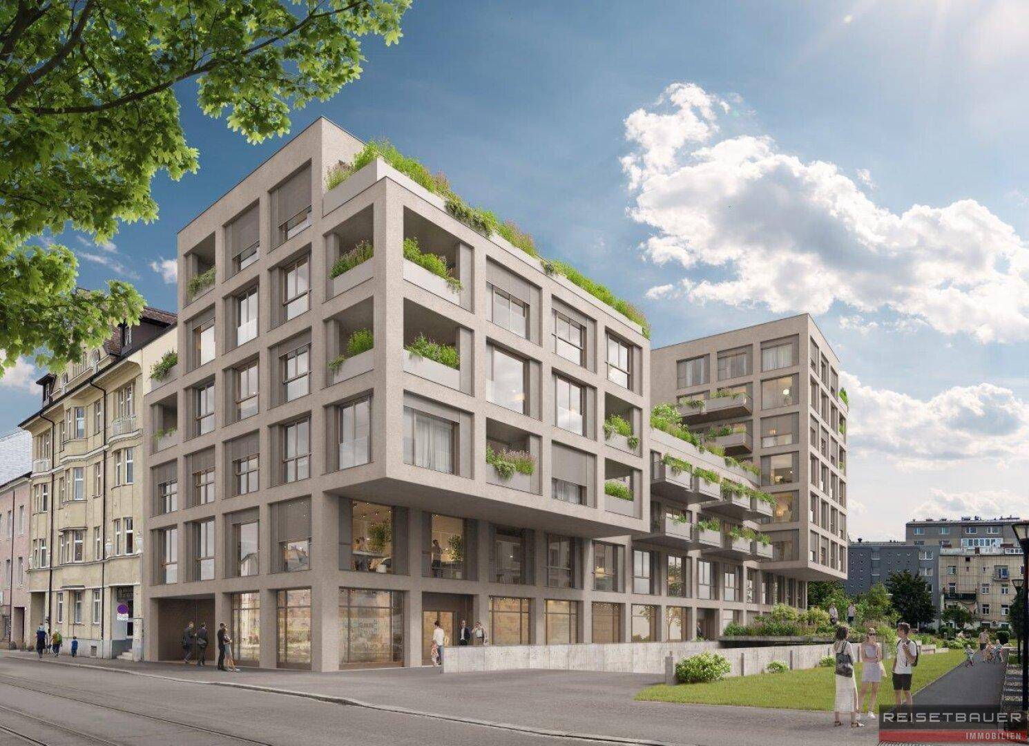Am Grünmarkt I Neubauprojekt I Linz - Urfahr – pohled 2
