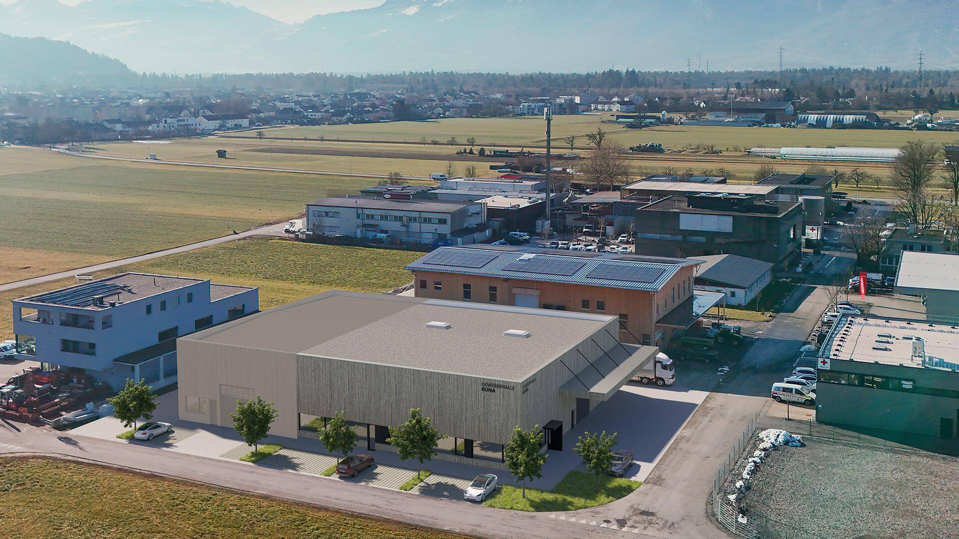 Gewerbehalle Runa Ihre maßgeschneiderte Standortlösung in Feldkirch - Ansicht 2