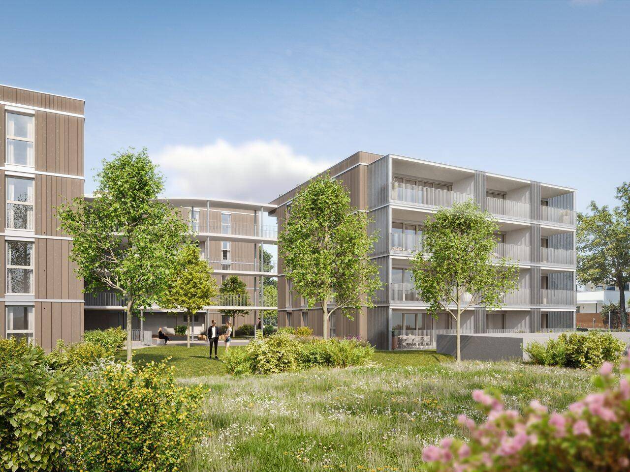 3-Zimmer-Terrassenwohnung – pohled 3