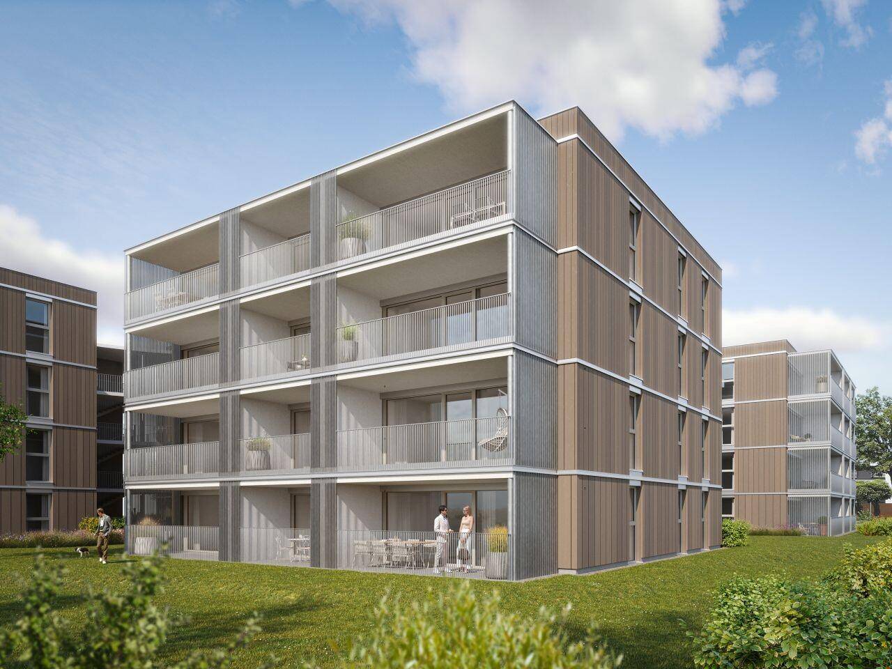 3-Zimmer-Terrassenwohnung – pohled 4
