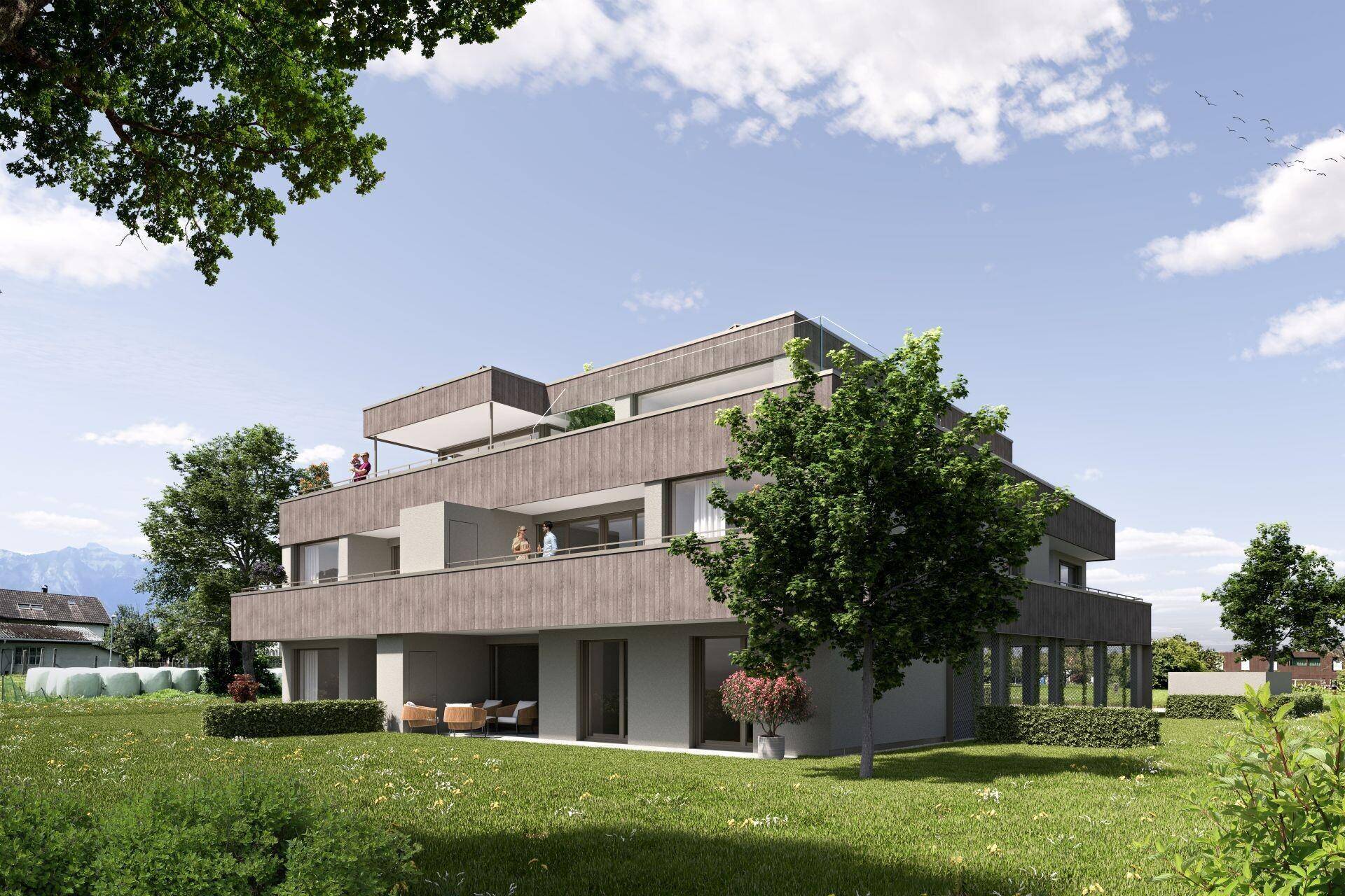 2-Zimmer-Terrassenwohnung – pohled 5