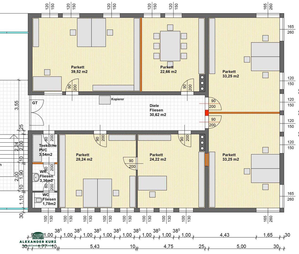 Moderne Bürofläche, Immobilien-Kurz-Salzburg