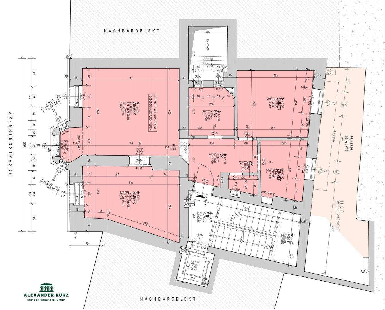 4-Zimmer-Wohnung, Immobilien-Kurz-Salzburg