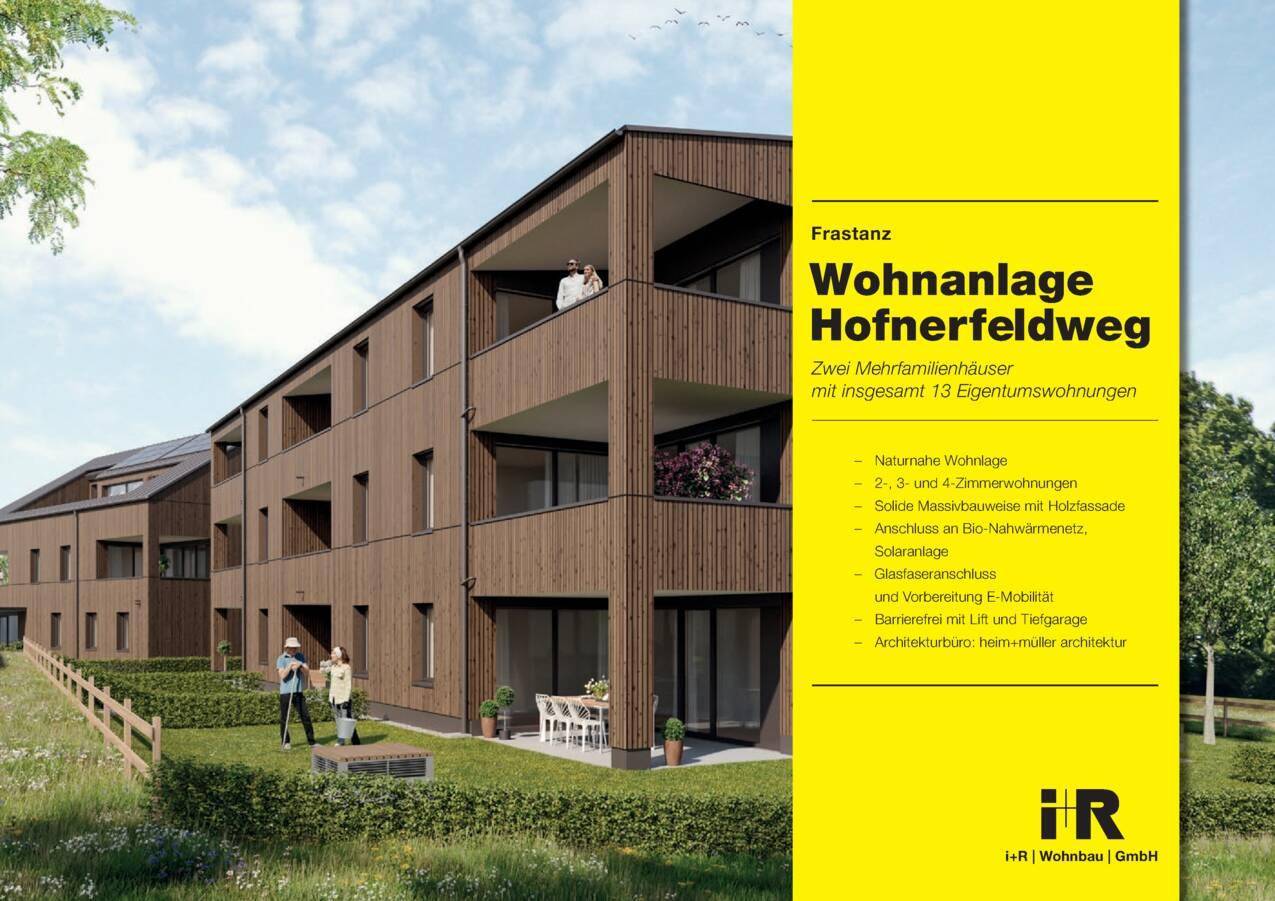 Projektexposé Hofnerfeldweg, Frastanz
