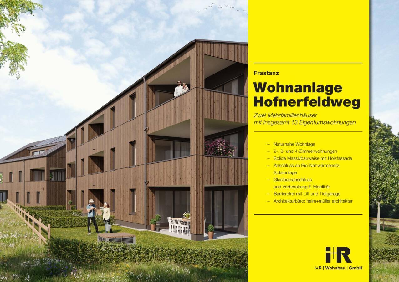 Projektexposé Hofnerfeldweg, Frastanz