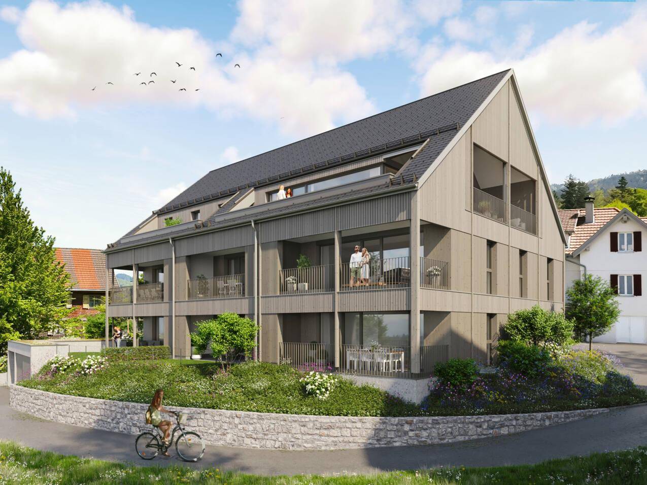 Auf dem Buehel, Wolfurt-Ansicht-Südwest_02