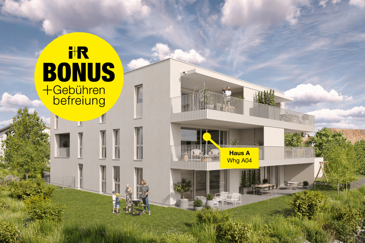 Grosszügige 3-Zimmer-Terrassenwohnung | A04